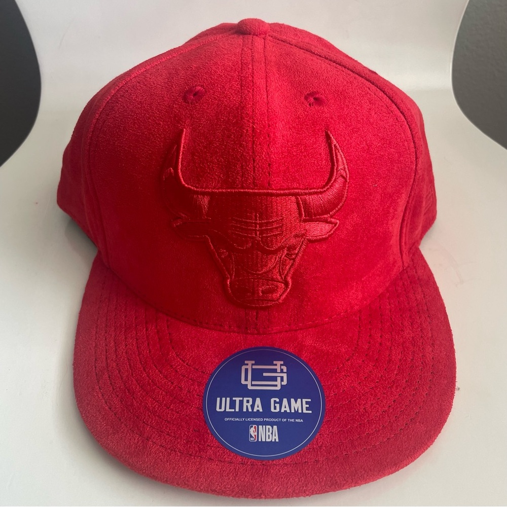 BRAND NEW CHICAGO BULLS CAP Red OFFICIAL NBA PRODUCT Unisex Adjustable
